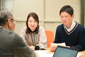 めいりは面談場面