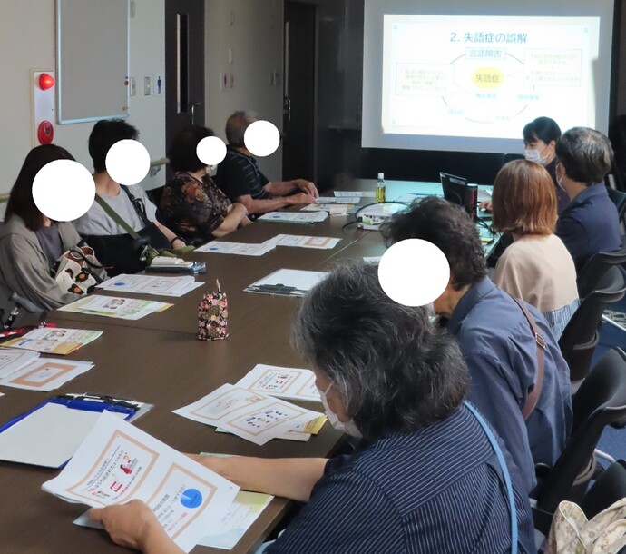 第1回『失語症ミニ講座・相談会』を開催の様子