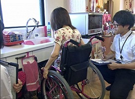 住額改造の訪問相談の場面